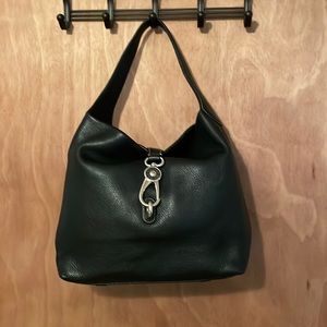 D&B pebble leather logo lock shoulder bag, new w/o tags, perfect condition